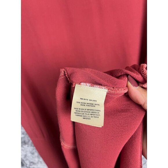 Anthropologie Holding Horses Dress Women’s Small Petite Terracotta lagenlook - Picture 6 of 12